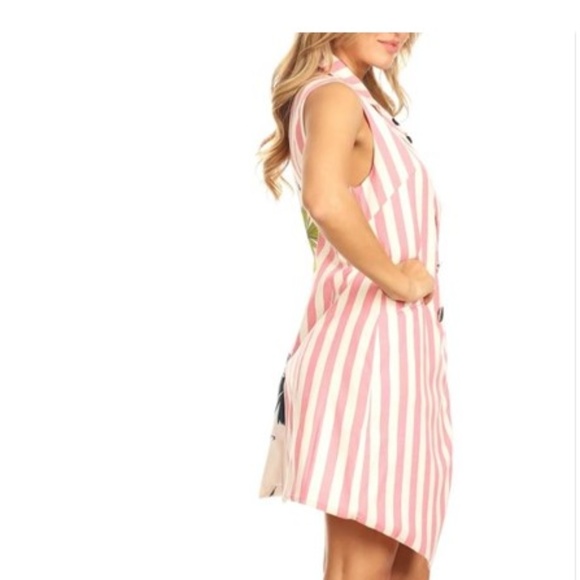 Dress Printed Colorful New Floral Striped - Picture 6 of 8